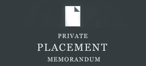 Private Placement Memorandum
